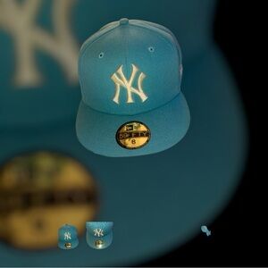 New Era Teal Cap with White Logo
